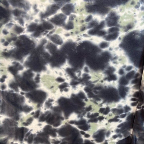 Soft Surroundings Hoodie Large Tie-Dye Gray &  Light Teal - Picture 3 of 8